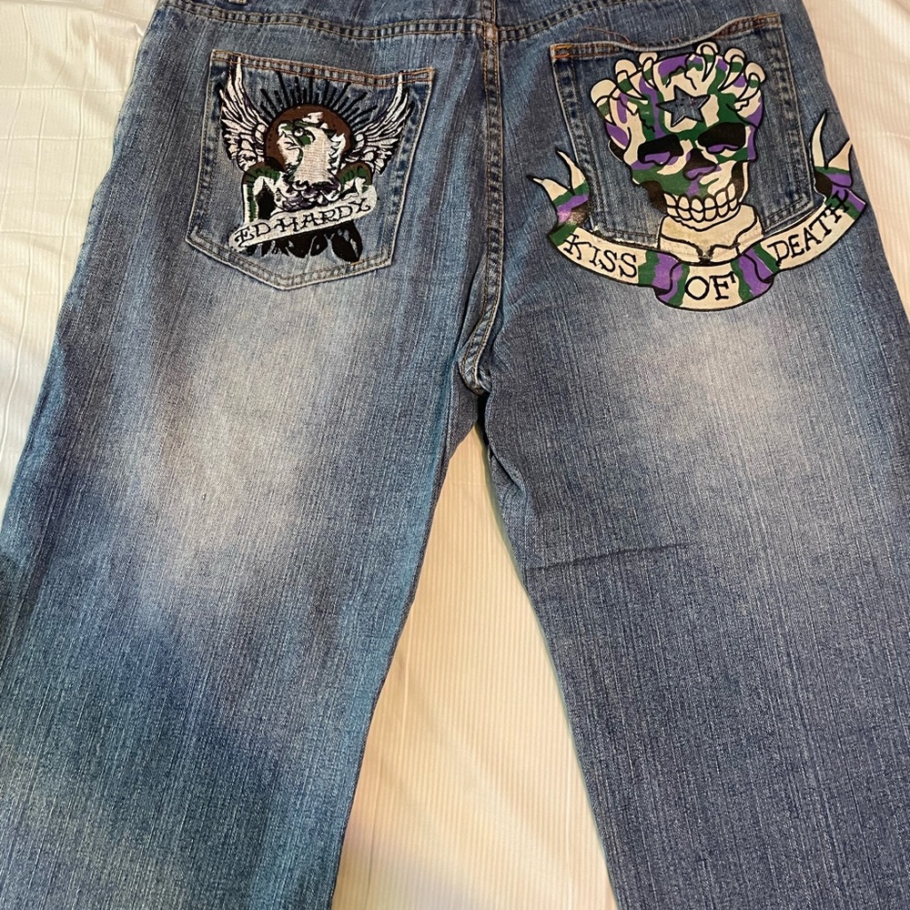 Ed Hardy by Christian Audigier Jeans 38X34 Men’s Denim